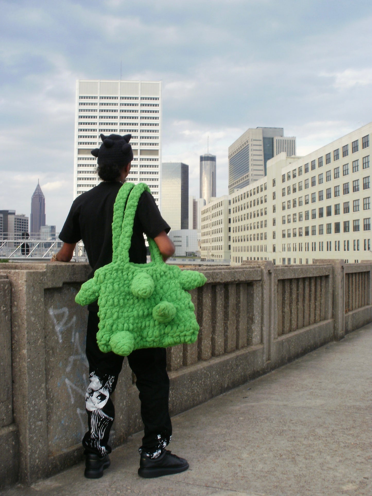 Spike Ball Large Tote-Bag